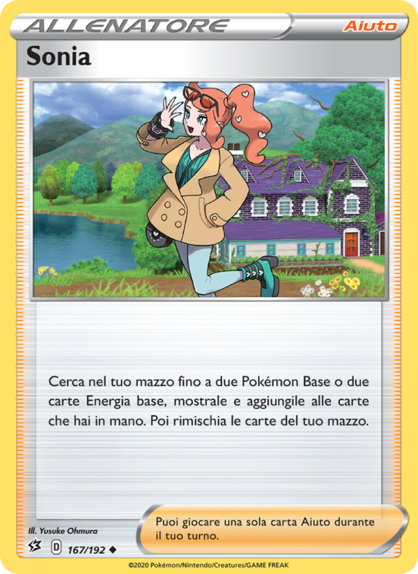 Sonia 167/209 — Rebel Clash (Italian Pokémon TCG card)
