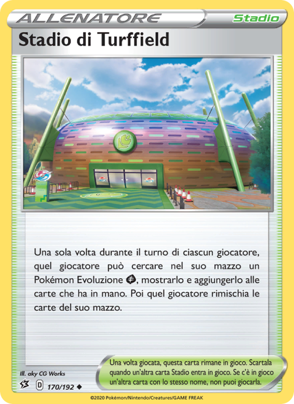 Stadio di Turffield 170/209 — Rebel Clash (Italian Pokémon TCG card)