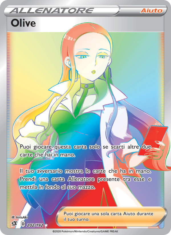 Olive 202/209 — Rebel Clash (Italian Pokémon TCG card)