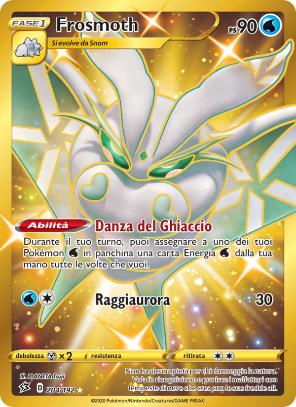 Frosmoth 204/209 — Rebel Clash (Italian Pokémon TCG card)