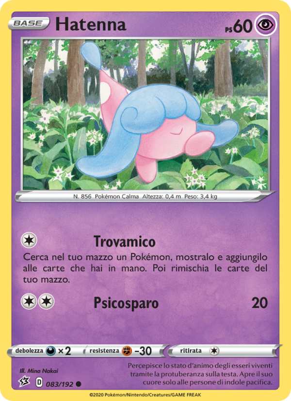 Hatenna 083/209 — Rebel Clash (Italian Pokémon TCG card)