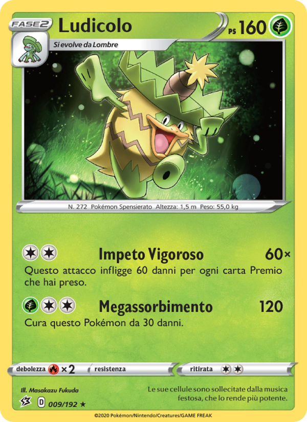 Ludicolo 009/209 — Rebel Clash (Italian Pokémon TCG card)