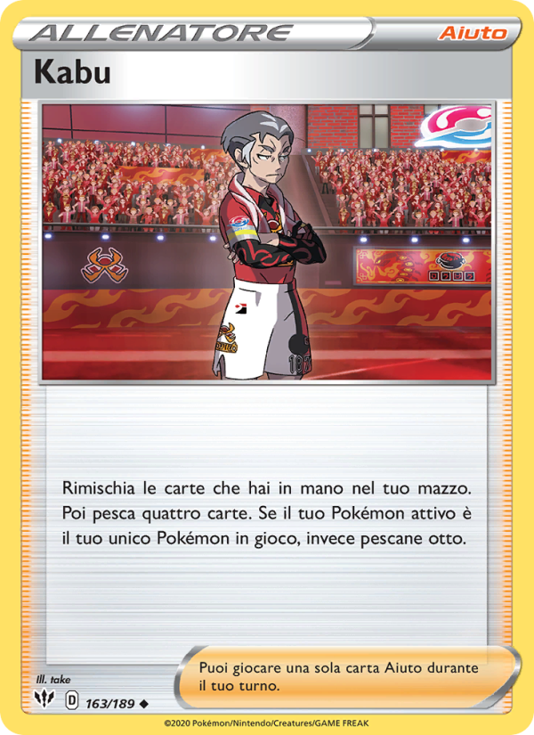 Kabu 163/201 — Darkness Ablaze (Italian Pokémon TCG card)