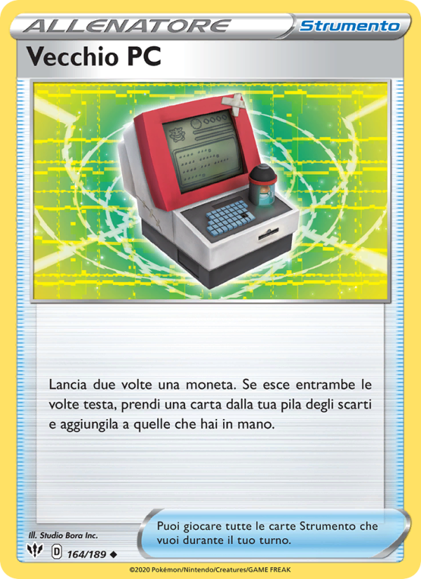 Vecchio PC 164/201 — Darkness Ablaze (Italian Pokémon TCG card)
