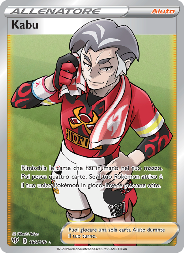 Kabu 186/201 — Darkness Ablaze (Italian Pokémon TCG card)