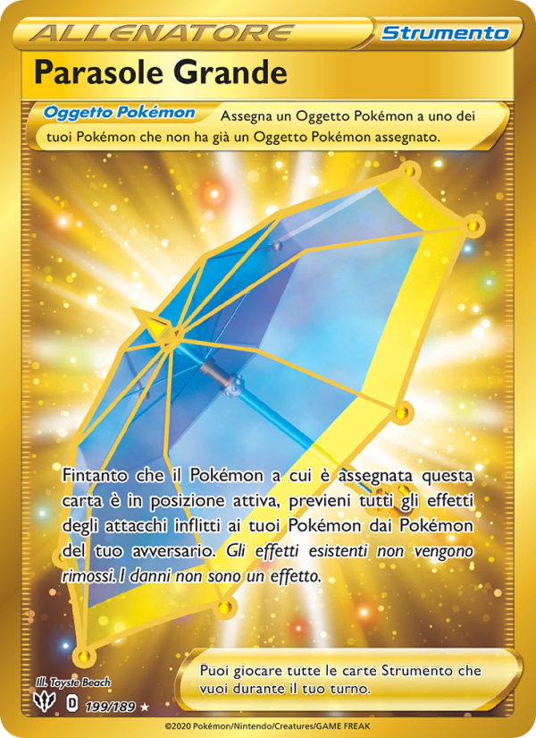 Parasole Grande 199/201 — Darkness Ablaze (Italian Pokémon TCG card)