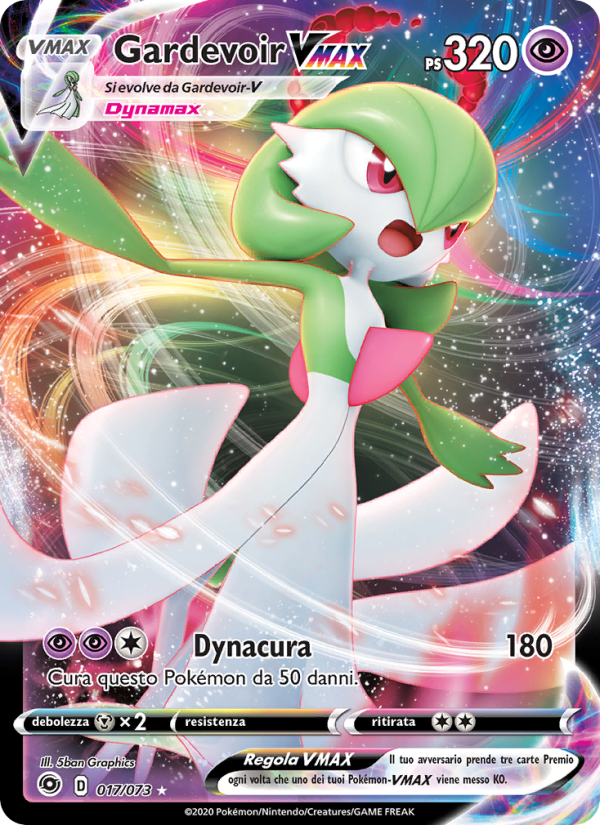 Gardevoir VMAX 017/80 — Champion's Path (Italian Pokémon TCG card)