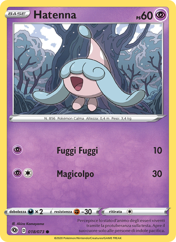 Hatenna 018/80 — Champion's Path (Italian Pokémon TCG card)