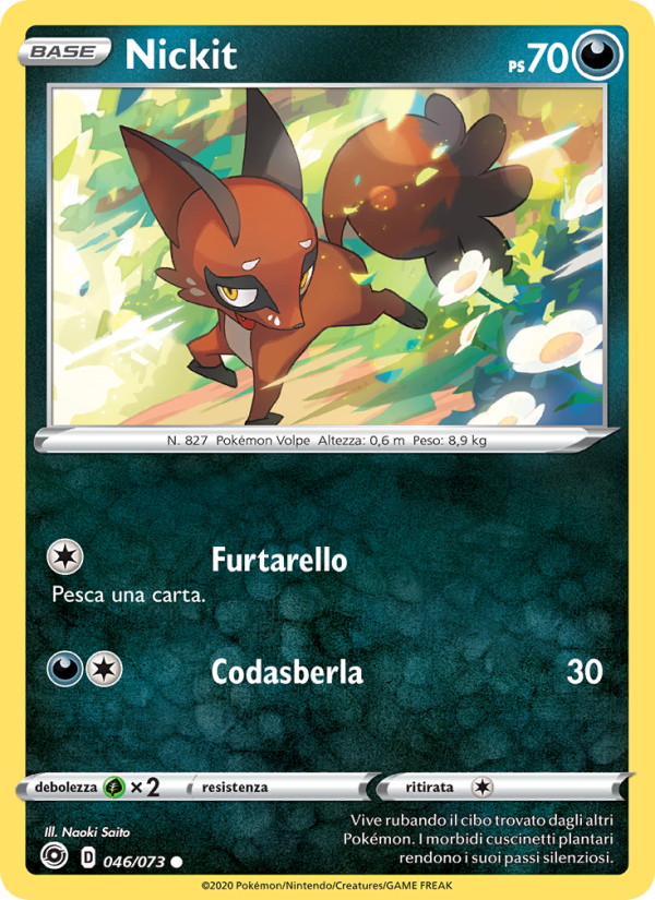 Nickit 046/80 — Champion's Path (Italian Pokémon TCG card)