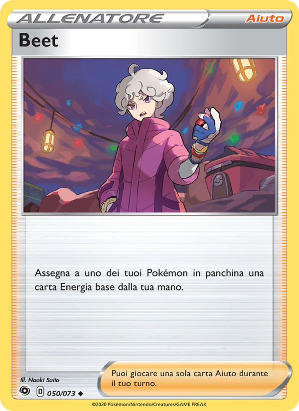 Beet 050/80 — Champion's Path (Italian Pokémon TCG card)
