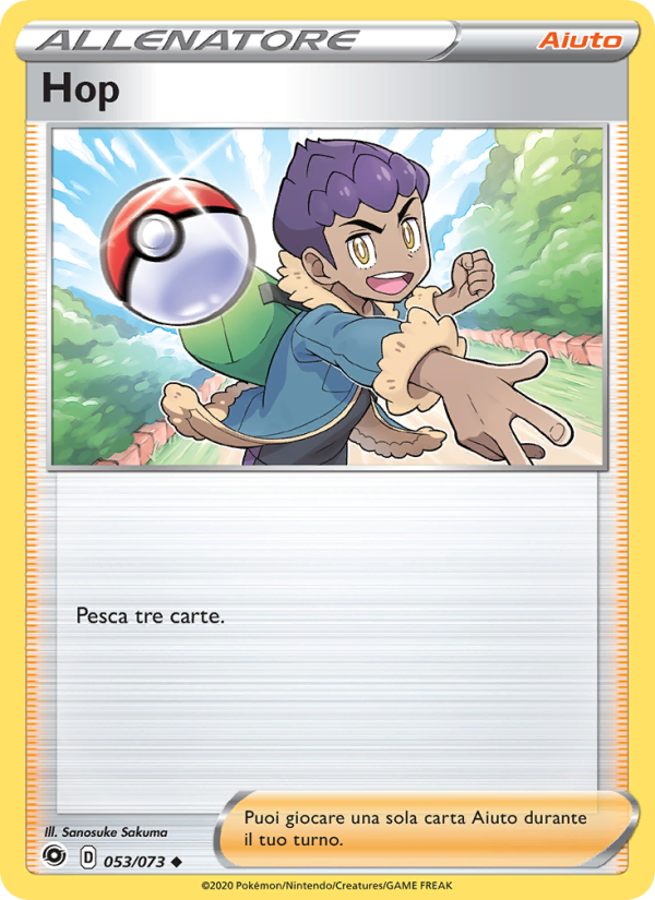 Hop 053/80 — Champion's Path (Italian Pokémon TCG card)
