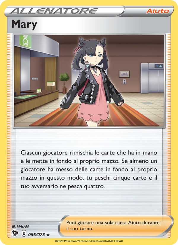 Mary 056/80 — Champion's Path (Italian Pokémon TCG card)