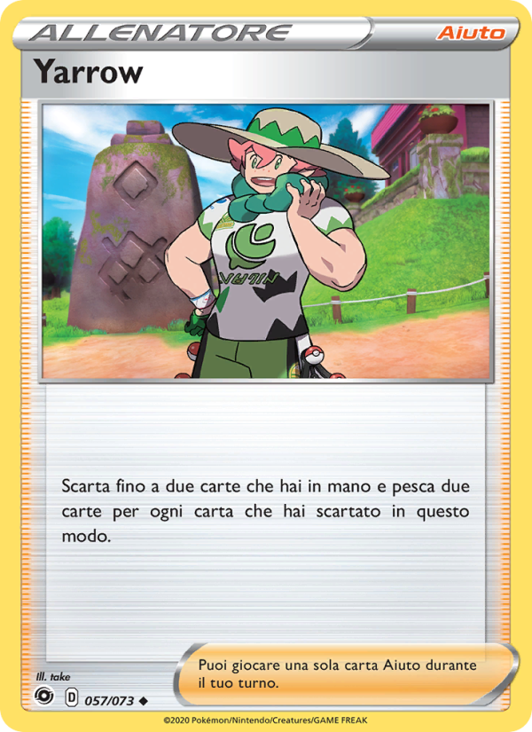 Yarrow 057/80 — Champion's Path (Italian Pokémon TCG card)