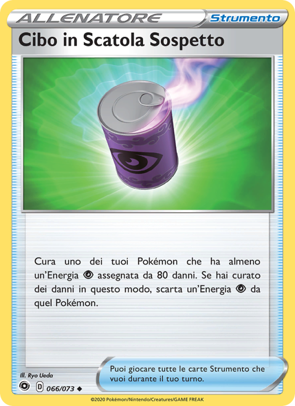 Cibo in Scatola Sospetto 066/80 — Champion's Path (Italian Pokémon TCG card)