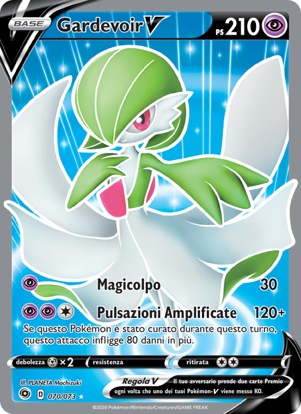 Gardevoir V 070/80 — Champion's Path (Italian Pokémon TCG card)