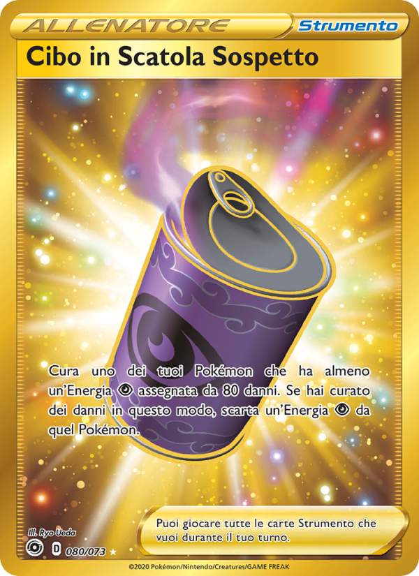Cibo in Scatola Sospetto 080/80 — Champion's Path (Italian Pokémon TCG card)