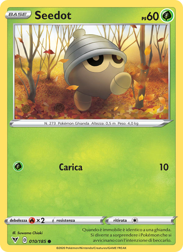 Seedot 010/203 — Vivid Voltage (Italian Pokémon TCG card)