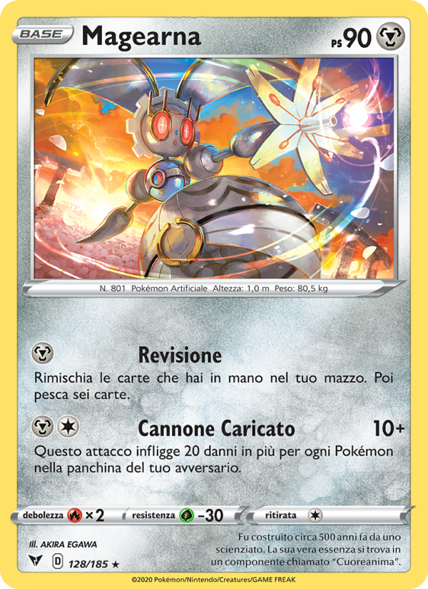 Magearna 128/203 — Vivid Voltage (Italian Pokémon TCG card)
