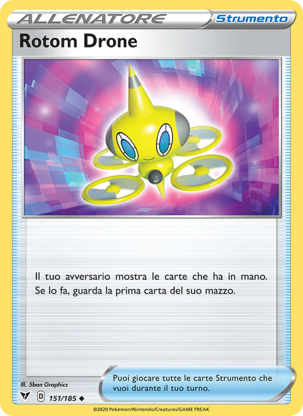 Rotom Drone 151/203 — Vivid Voltage (Italian Pokémon TCG card)