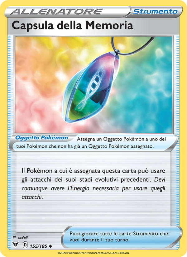 Capsula della Memoria 155/203 — Vivid Voltage (Italian Pokémon TCG card)