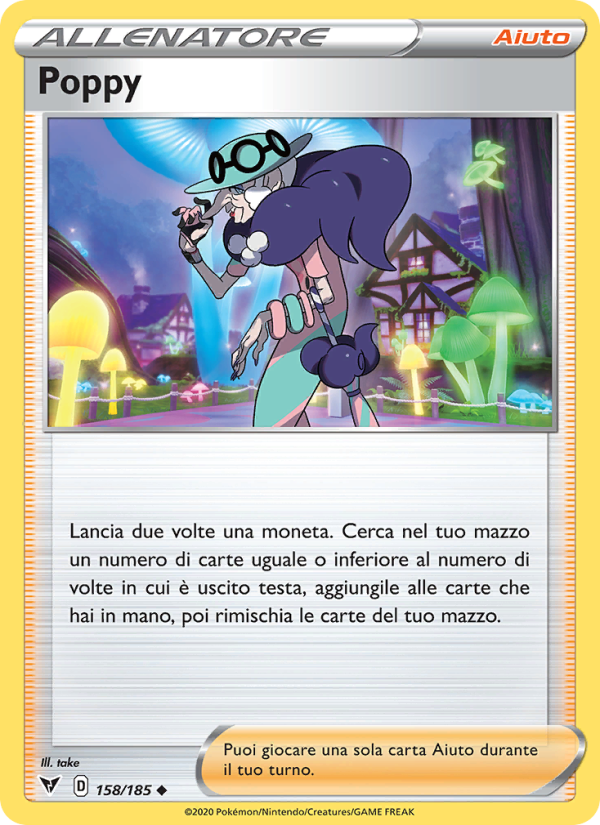 Poppy 158/203 — Vivid Voltage (Italian Pokémon TCG card)