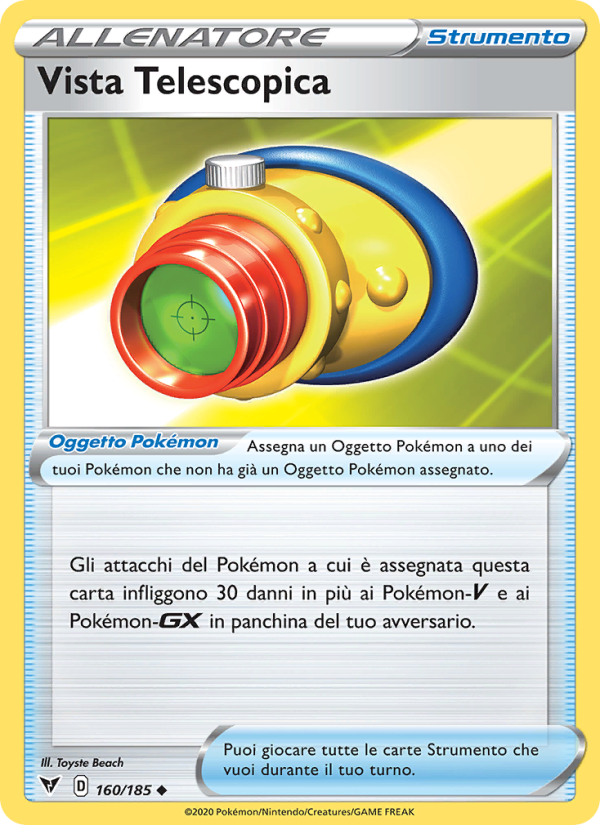 Vista Telescopica 160/203 — Vivid Voltage (Italian Pokémon TCG card)