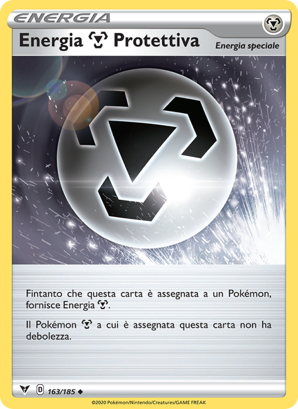 Energia Metal Protettiva 163/203 — Vivid Voltage (Italian Pokémon TCG card)