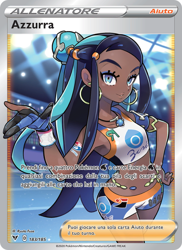 Azzurra 183/203 — Vivid Voltage (Italian Pokémon TCG card)