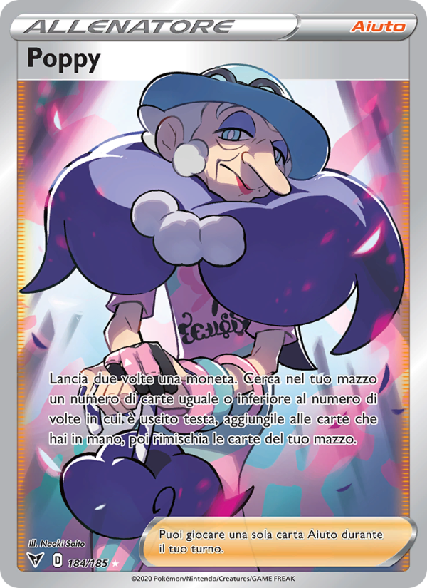 Poppy 184/203 — Vivid Voltage (Italian Pokémon TCG card)