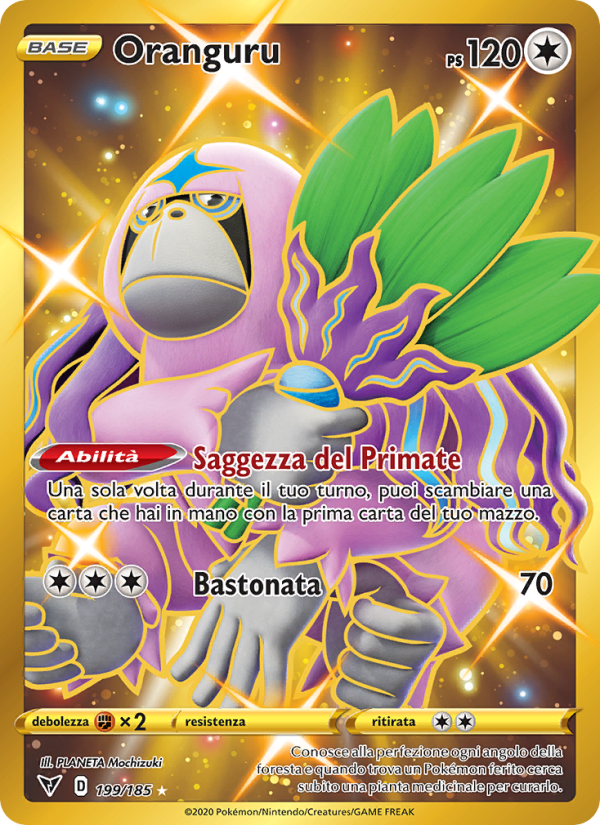 Oranguru 199/203 — Vivid Voltage (Italian Pokémon TCG card)