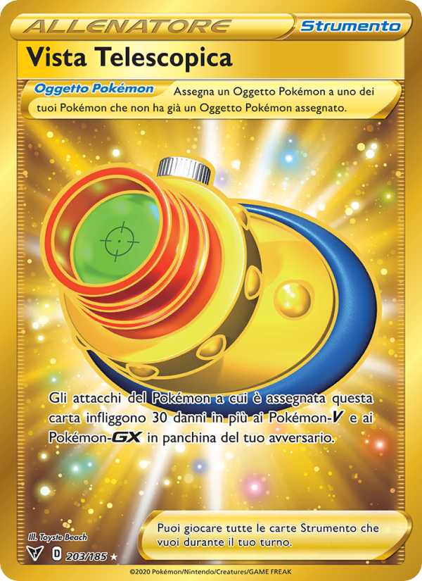 Vista Telescopica 203/203 — Vivid Voltage (Italian Pokémon TCG card)