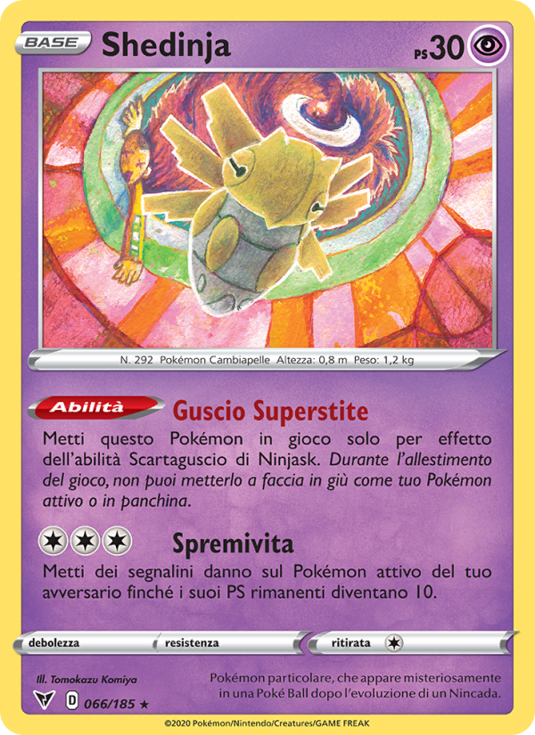 Shedinja 066/203 — Vivid Voltage (Italian Pokémon TCG card)