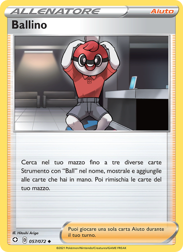 Ballino 057/195 — Shining Fates (Italian Pokémon TCG card)