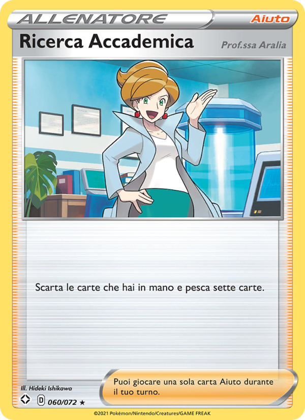 Ricerca Accademica 060/195 — Shining Fates (Italian Pokémon TCG card)