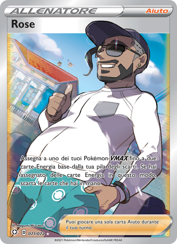 Rose 071/195 — Shining Fates (Italian Pokémon TCG card)