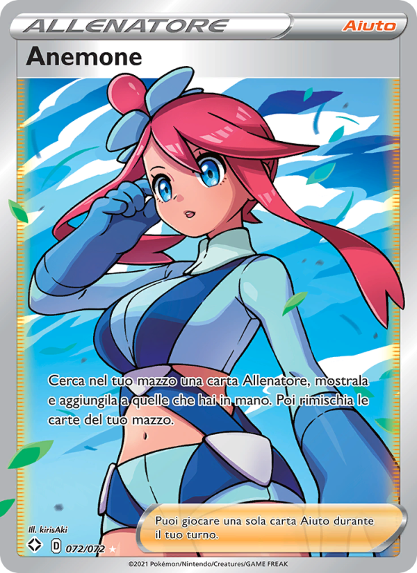 Anemone 072/195 — Shining Fates (Italian Pokémon TCG card)