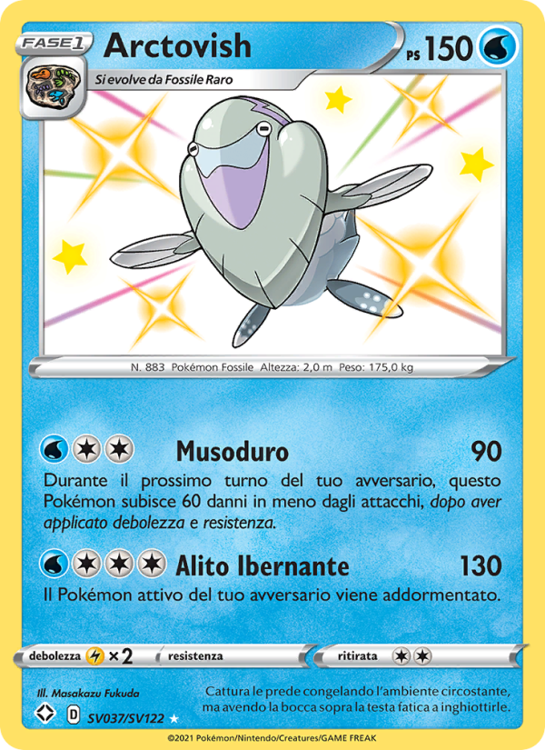 Arctovish SV037 — Shining Fates (Italian Pokémon TCG card)