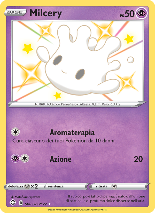 Milcery SV057 — Shining Fates (Italian Pokémon TCG card)