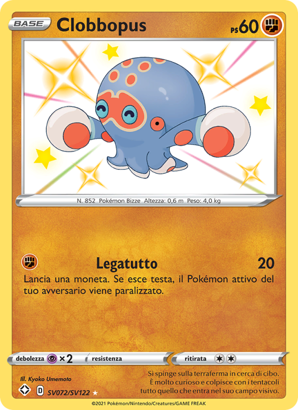 Clobbopus SV072 — Shining Fates (Italian Pokémon TCG card)
