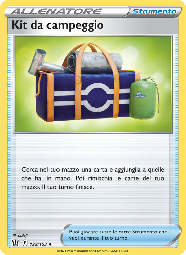 Kit da campeggio 122/183 — Battle Styles (Italian Pokémon TCG card)