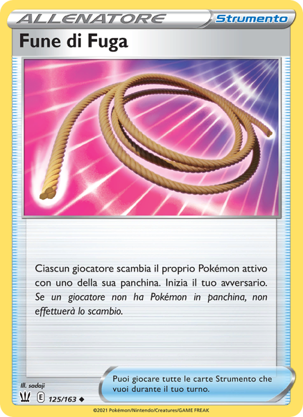 Fune di Fuga 125/183 — Battle Styles (Italian Pokémon TCG card)