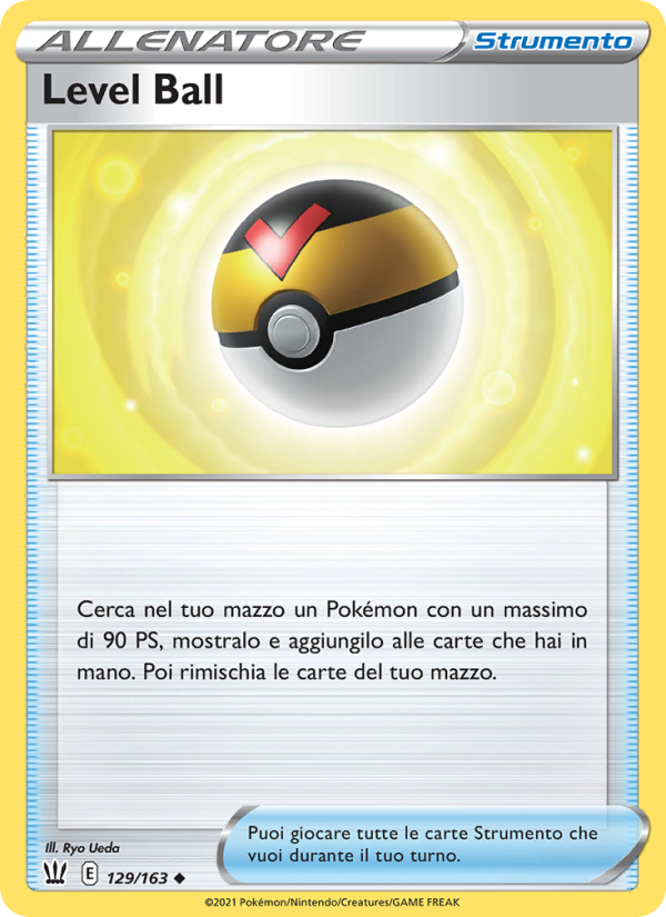 Level Ball 129/183 — Battle Styles (Italian Pokémon TCG card)