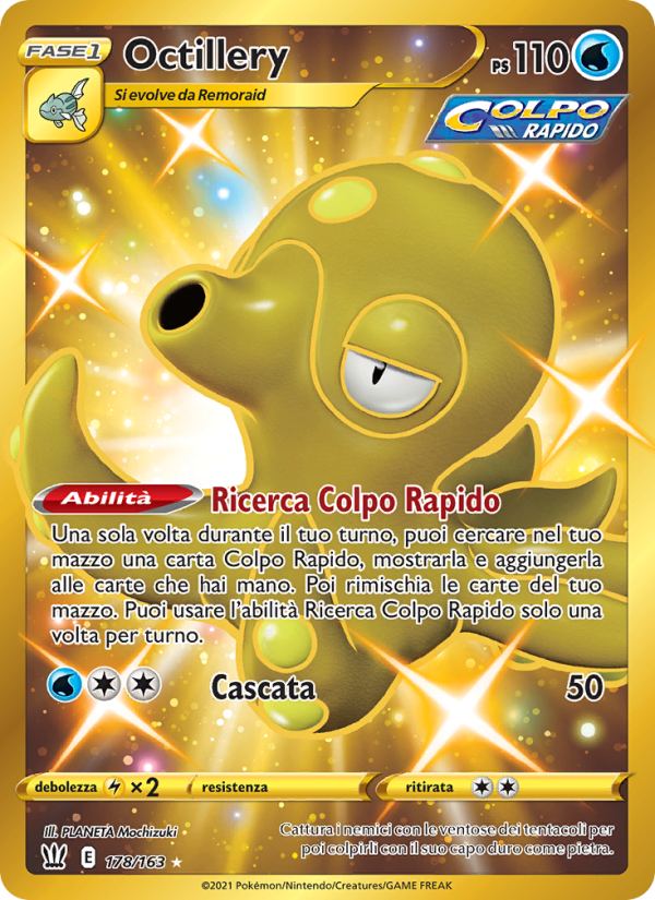 Octillery 178/183 — Battle Styles (Italian Pokémon TCG card)