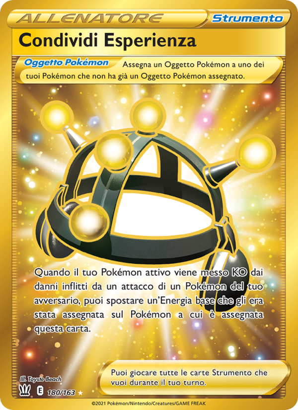 Condividi Esperienza 180/183 — Battle Styles (Italian Pokémon TCG card)