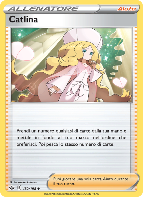 Catlina 132/233 — Chilling Reign (Italian Pokémon TCG card)