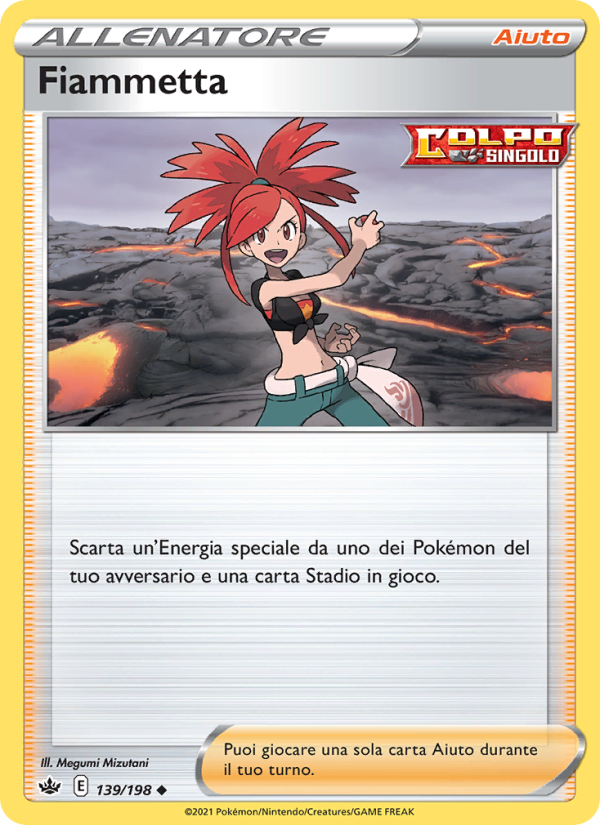 Fiammetta 139/233 — Chilling Reign (Italian Pokémon TCG card)