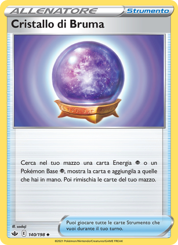 Cristallo di Bruma 140/233 — Chilling Reign (Italian Pokémon TCG card)