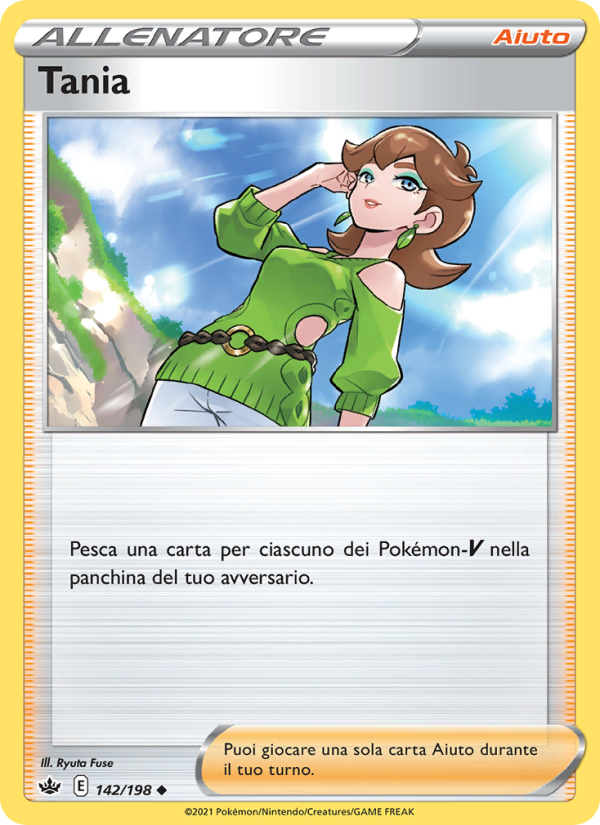 Tania 142/233 — Chilling Reign (Italian Pokémon TCG card)