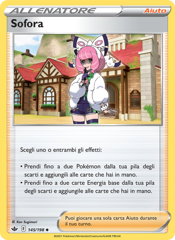 Sofora 145/233 — Chilling Reign (Italian Pokémon TCG card)