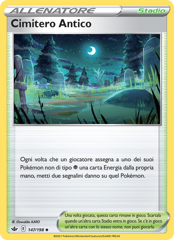 Cimitero Antico 147/233 — Chilling Reign (Italian Pokémon TCG card)
